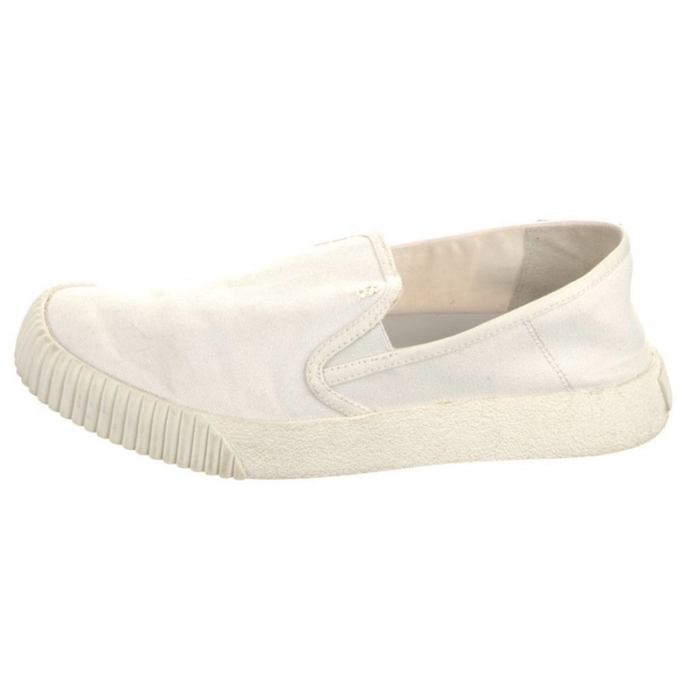 Veronica Beard White Slip-On Canvas Loafers - Picture 2 of 7